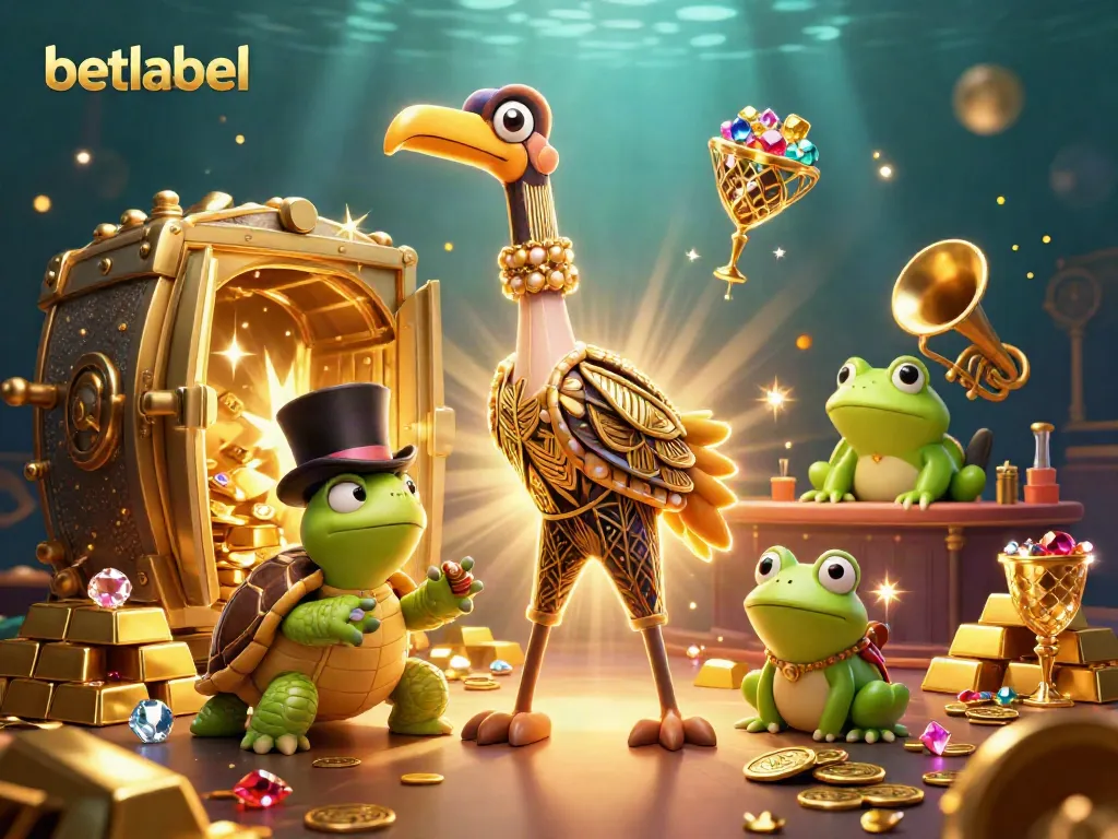 Experience the excitement of betlabel casino with vibrant characters and treasures